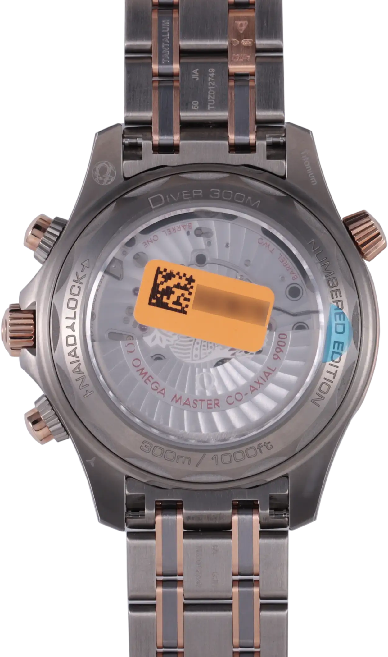 Omega Seamaster Diver 300m Chronograph Titanium/Sedna Gold/Tantalum 210.60.44.51.03.001